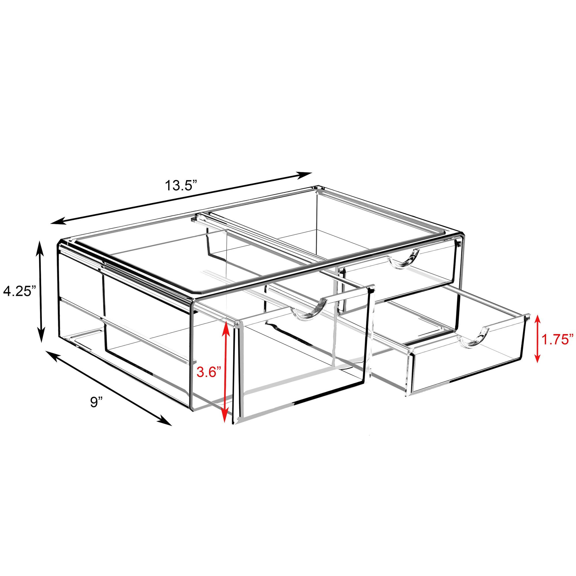 Sorbus -Drawer Extra Large Acrylic Cosmetic Organizer